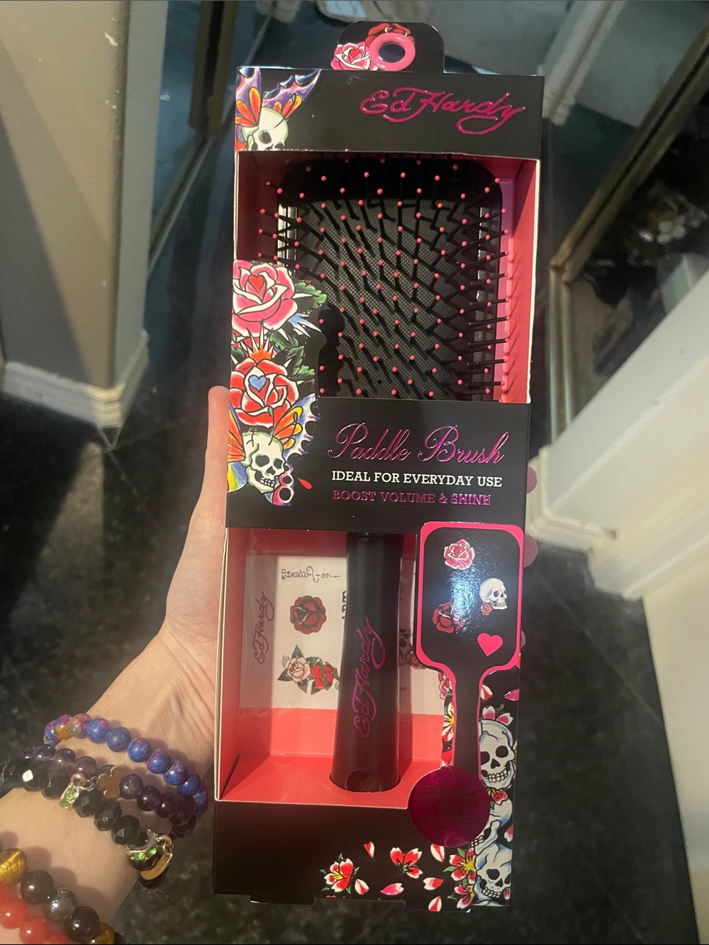 Ed Hardy Paddle Brush